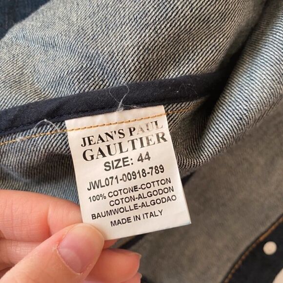 Jean Paul Gaultier vintage Jacket Navy blue M - Picture 3 of 11